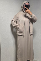 Maxikleid mit Hoodie