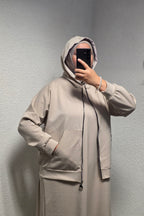 Maxikleid mit Hoodie