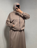 Maxikleid mit Hoodie