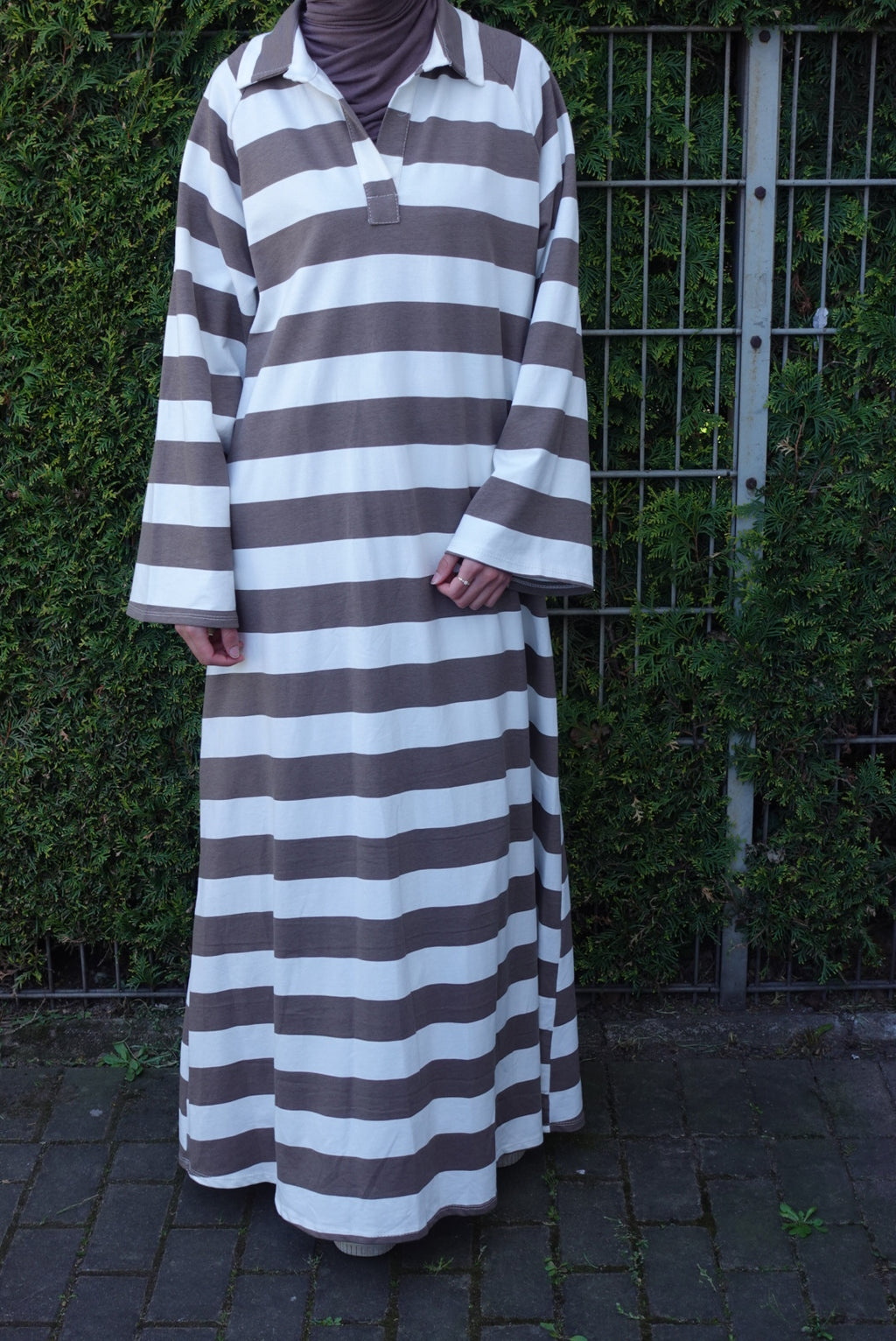 GGestreifts Maxikleid