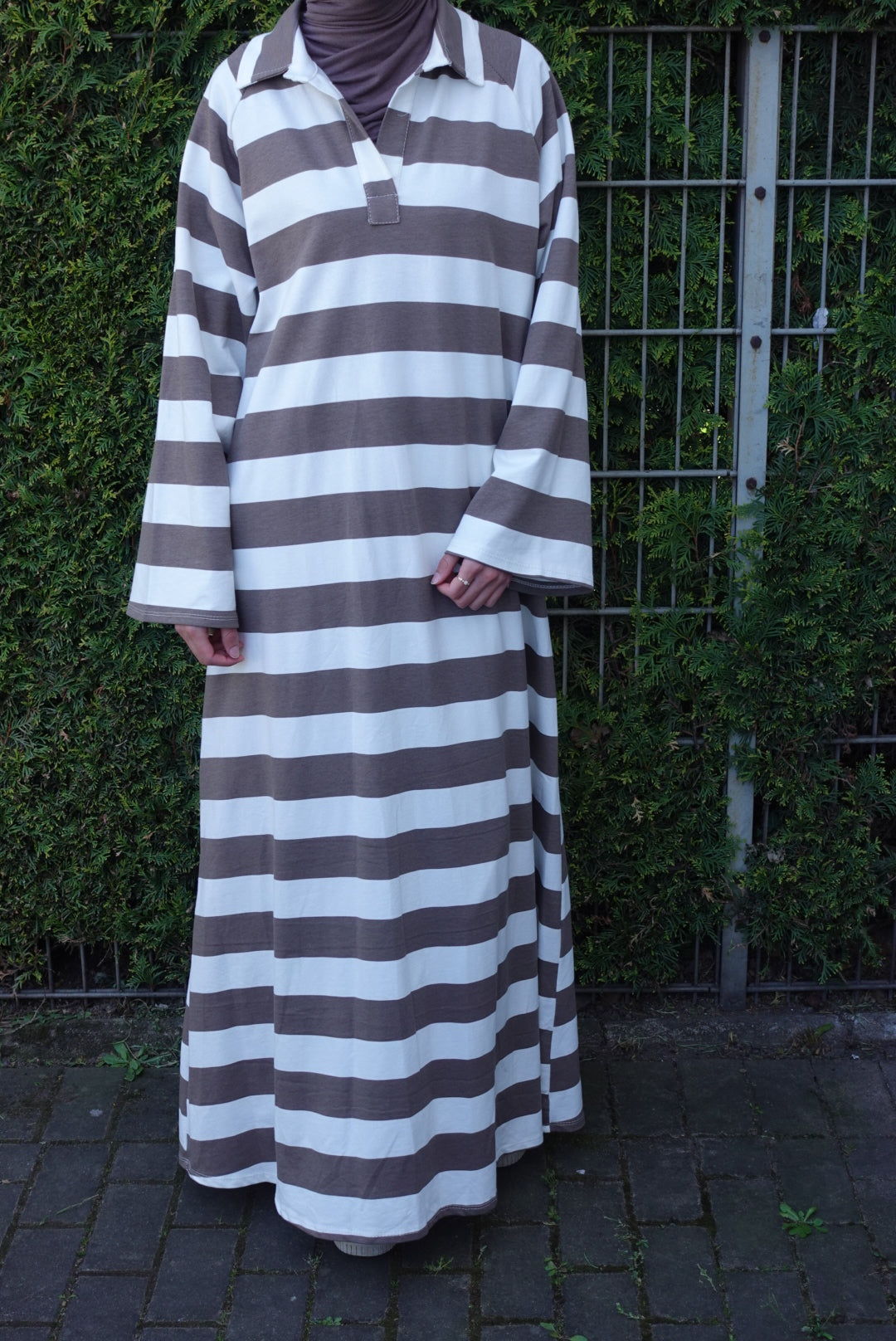 GGestreifts Maxikleid