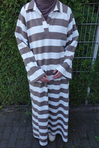 GGestreifts Maxikleid