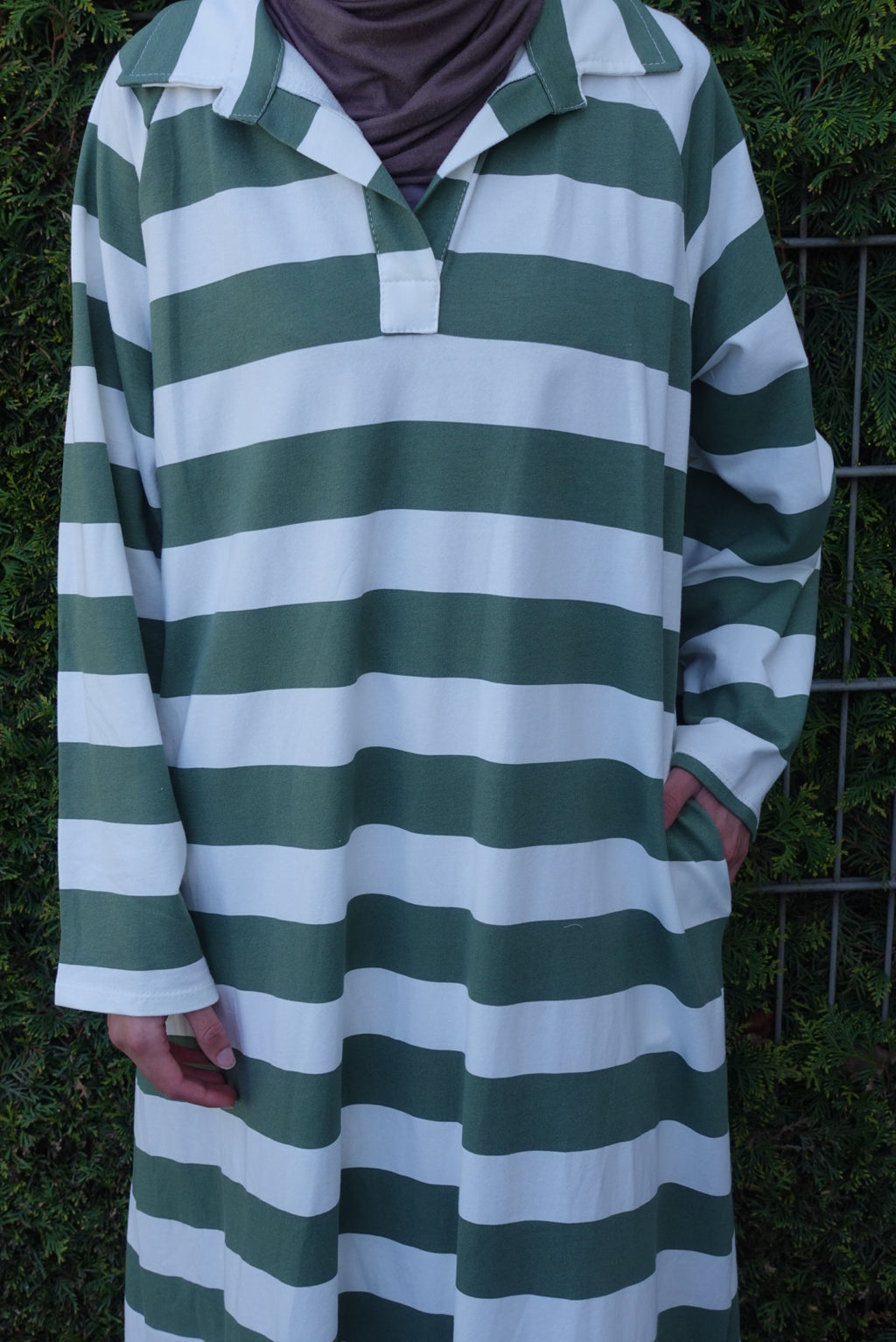 GGestreifts Maxikleid