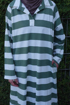 GGestreifts Maxikleid