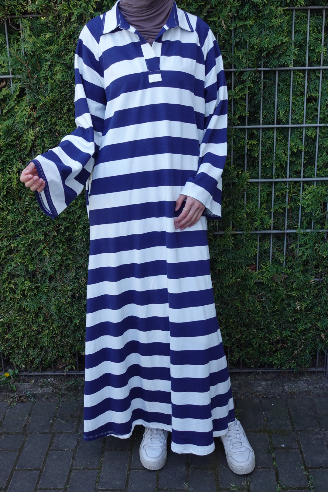 GGestreifts Maxikleid