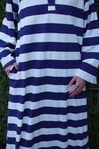 GGestreifts Maxikleid