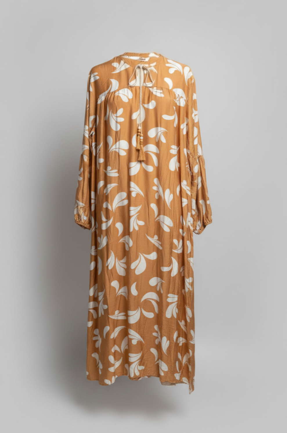 Cotton Kleid mit Musterdetails