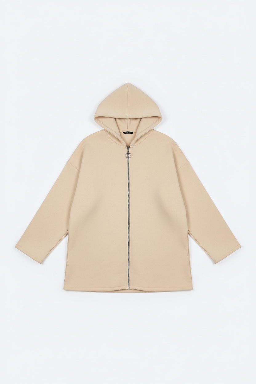 Beige Hoodie