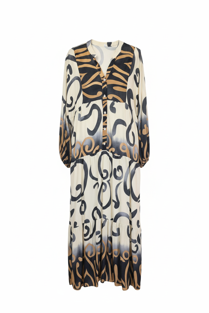 Ghost Mannequin Kleid ohne Halsbereich