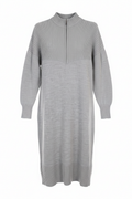 Ghost-Mannequin Strickkleid mit Puffärmeln