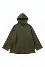 Olivgrüne Hoodie