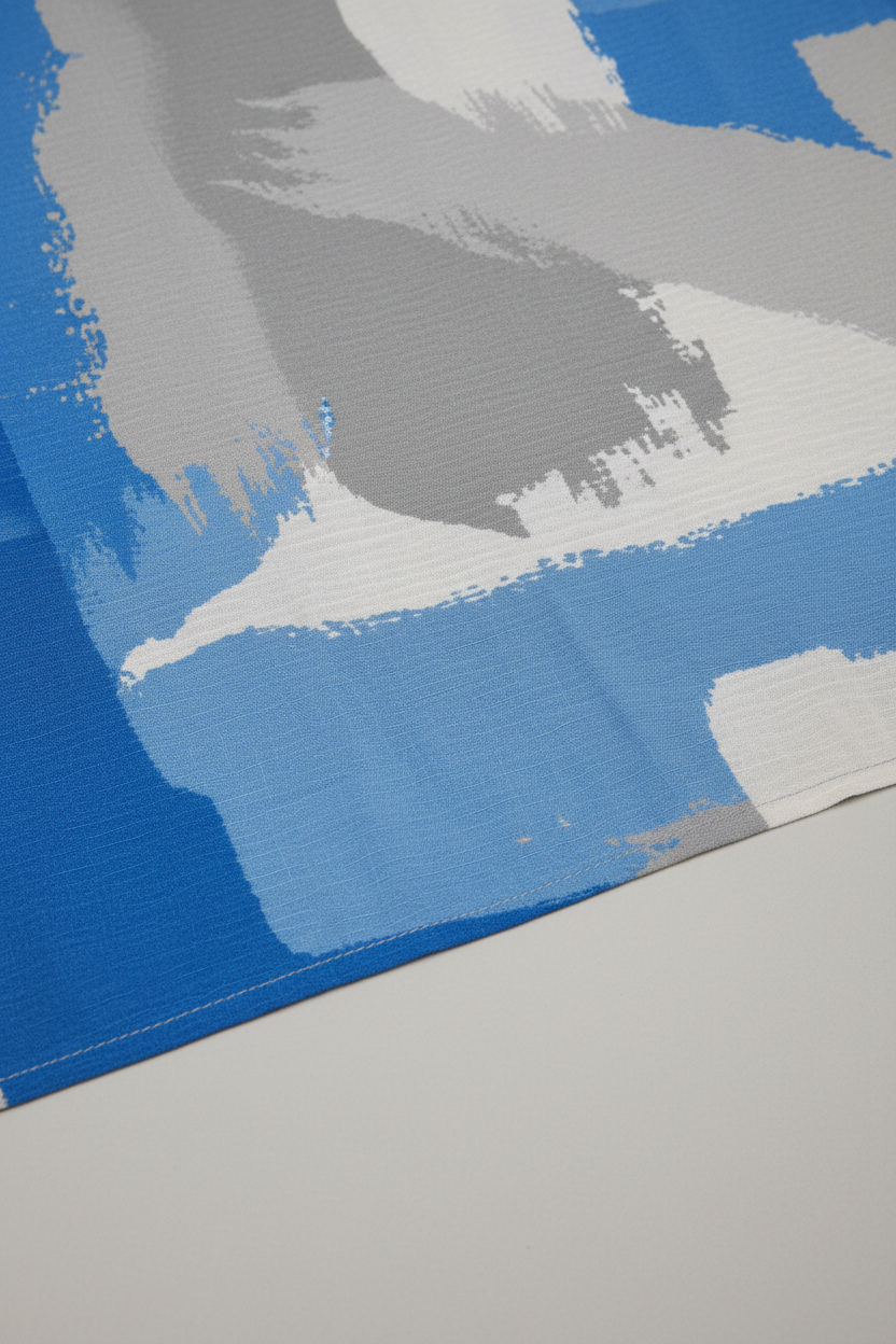 Professionelles Stoffdetail-Foto im Hochformat