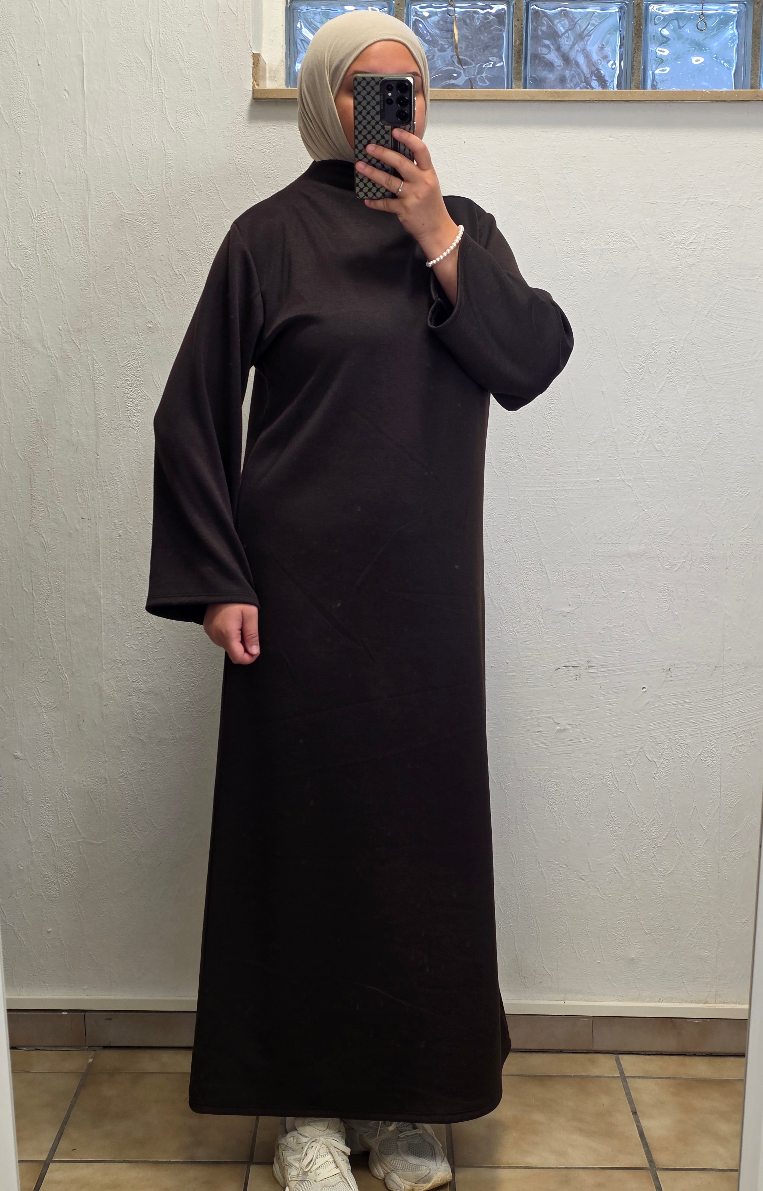 Maxikleid mit Turtleneck