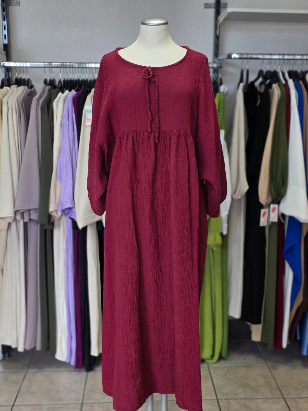 Musselin Kleid