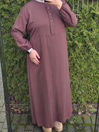 Viskose Maxikleid mit Bindeschnur