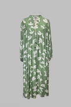 Cotton Kleid mit Musterdetails