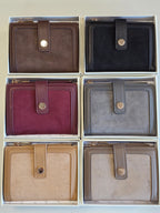 Samt Portemonnaies mit Knopf