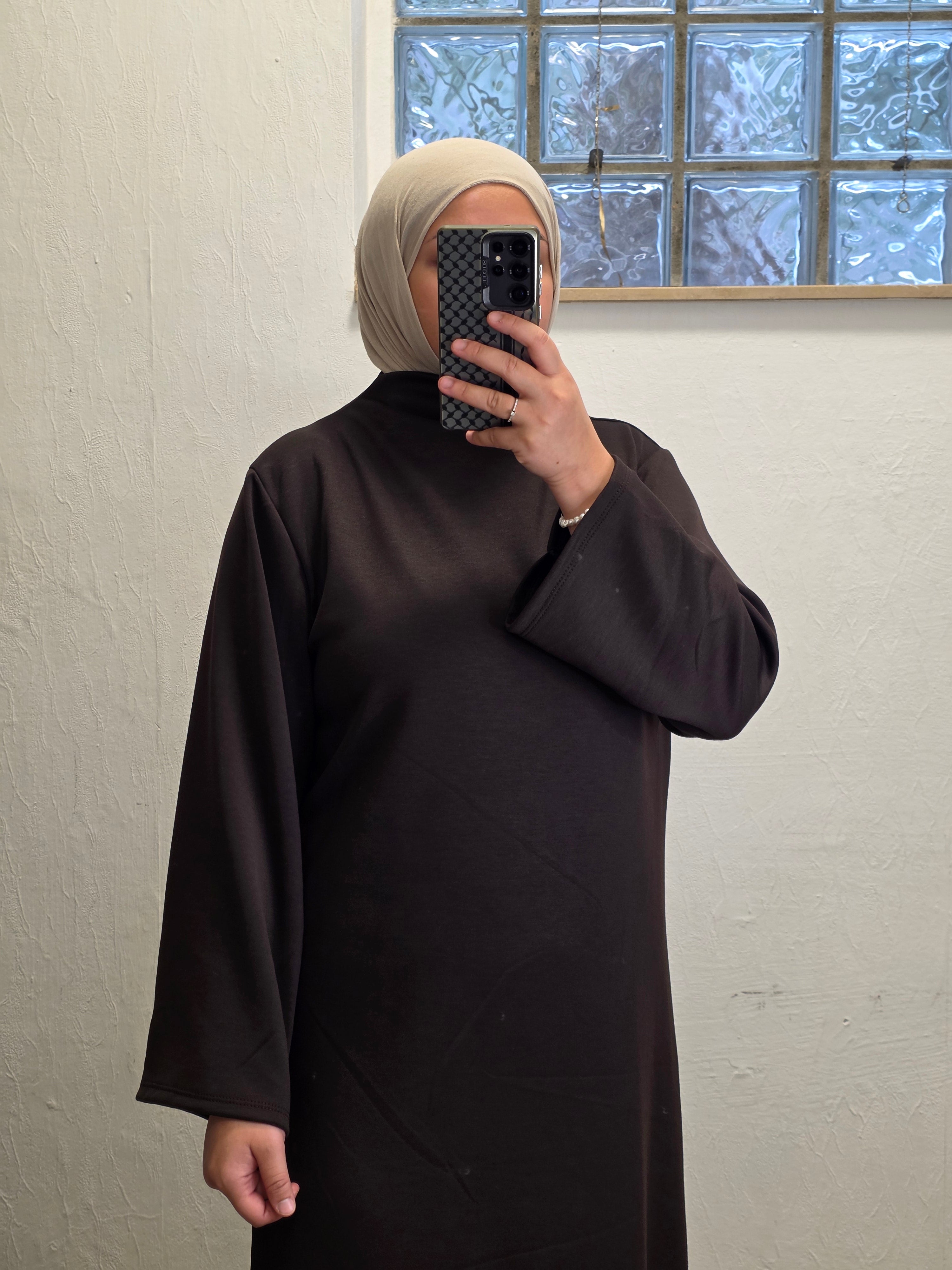 Maxikleid mit Turtleneck
