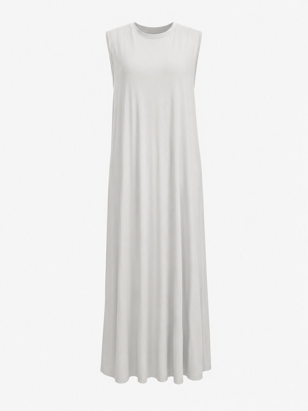 Ärmelloses Maxi- Unterkleid
