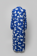 Cotton Kleid mit Musterdetails