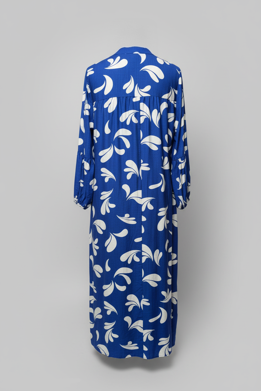 Cotton Kleid mit Musterdetails