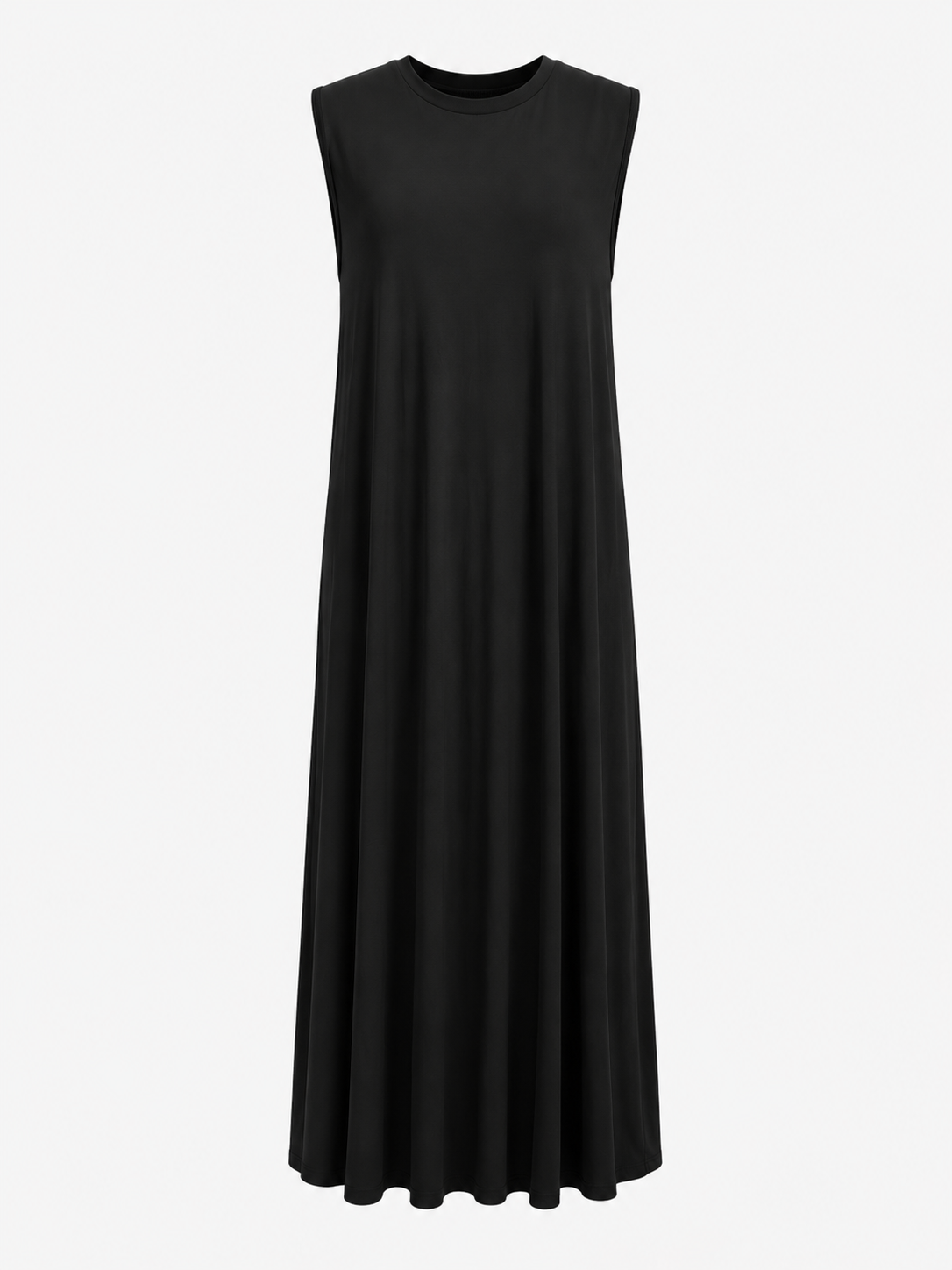 Ärmelloses Maxi- Unterkleid