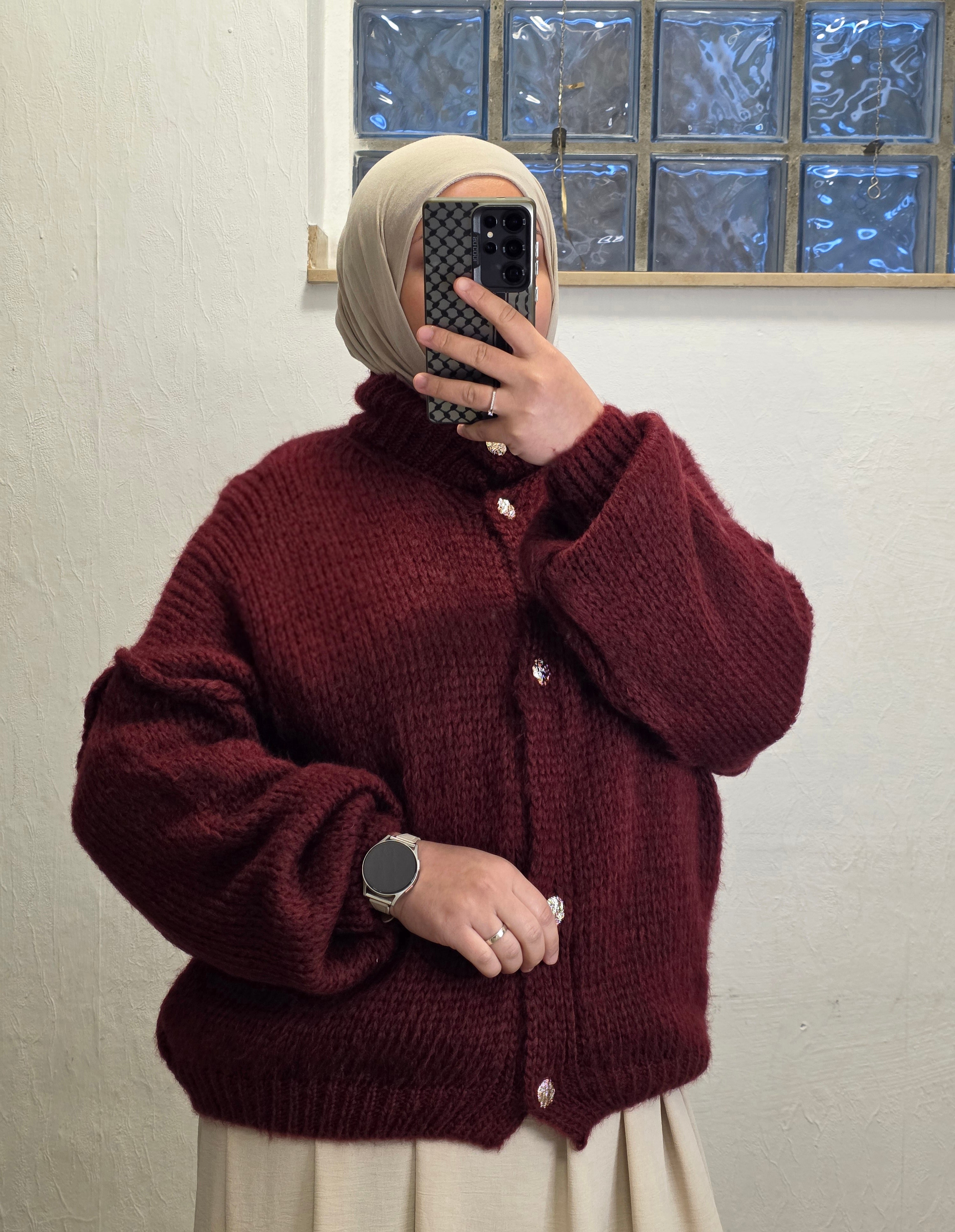 Cardigan aus Strick