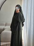 Cotton Abayaset mit Khimar