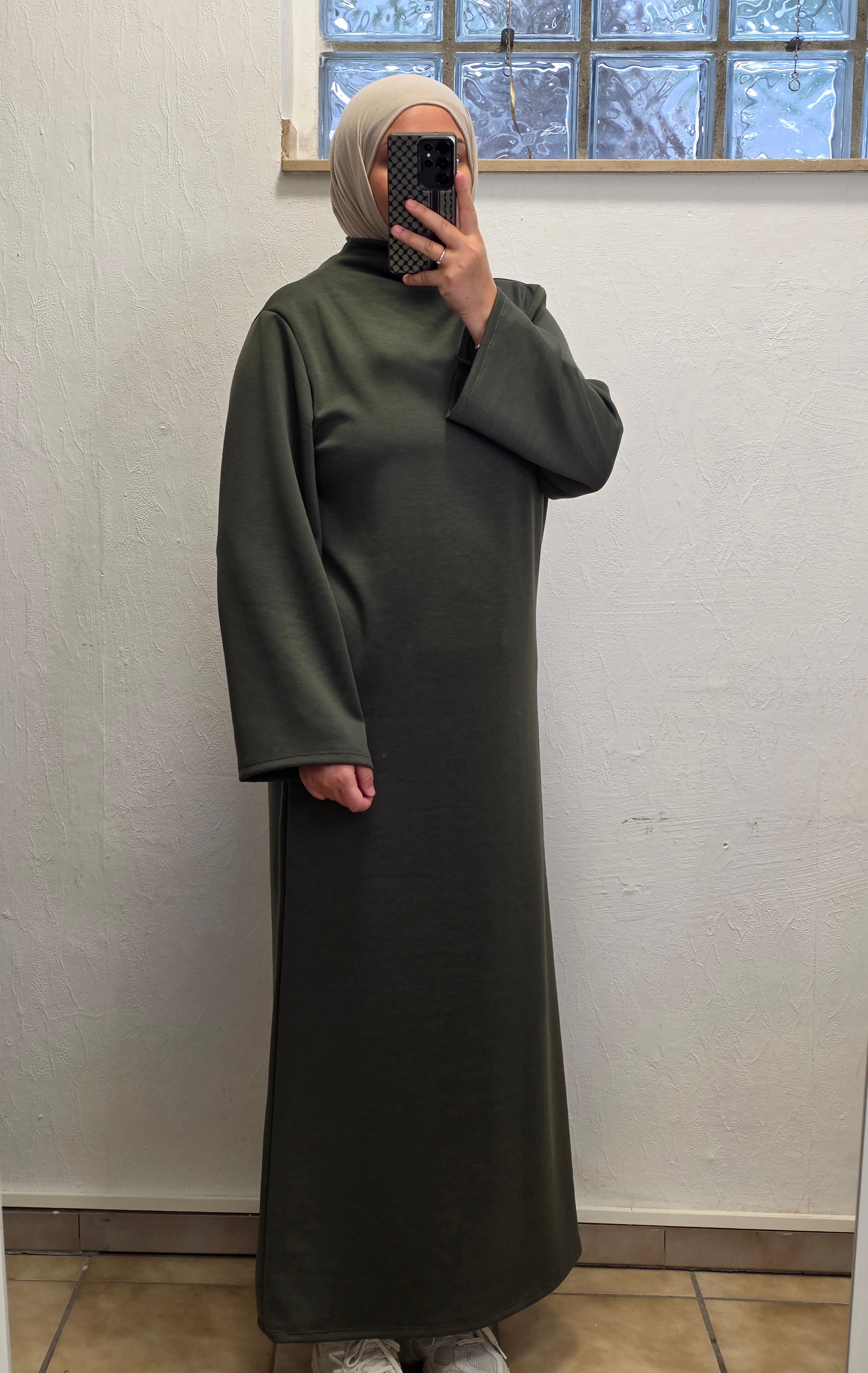 Maxikleid mit Turtleneck