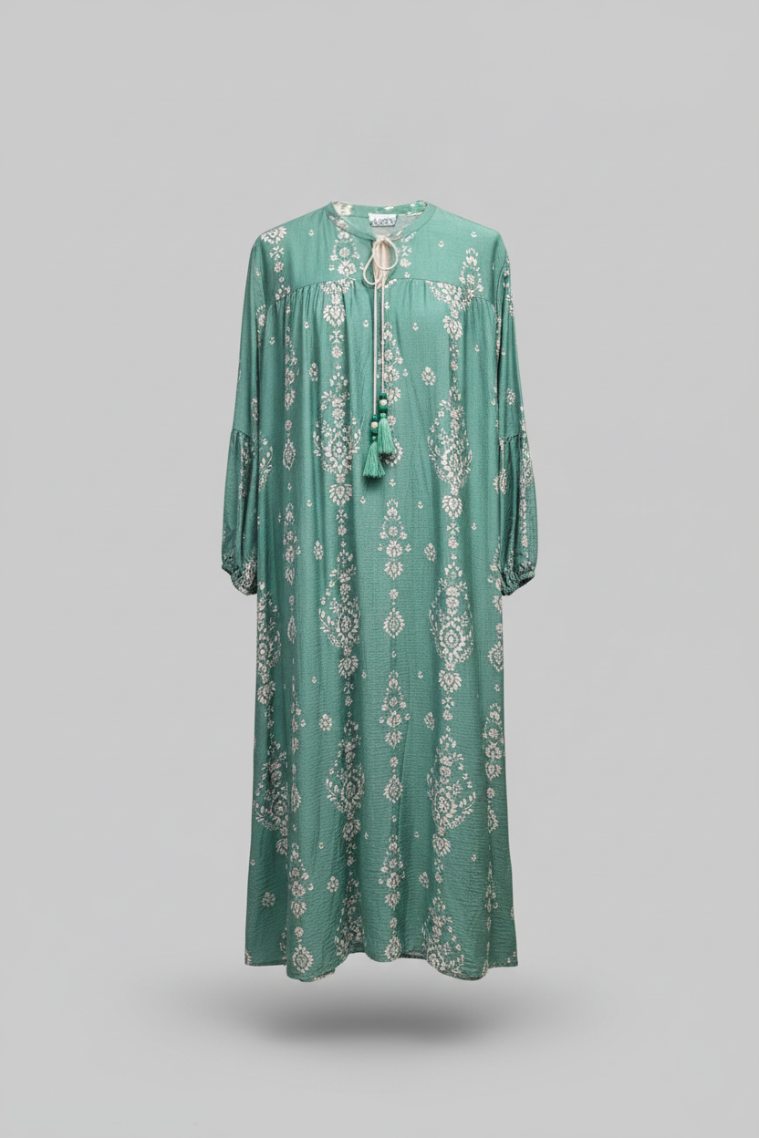 Cotton Kleid mit Schnürchen