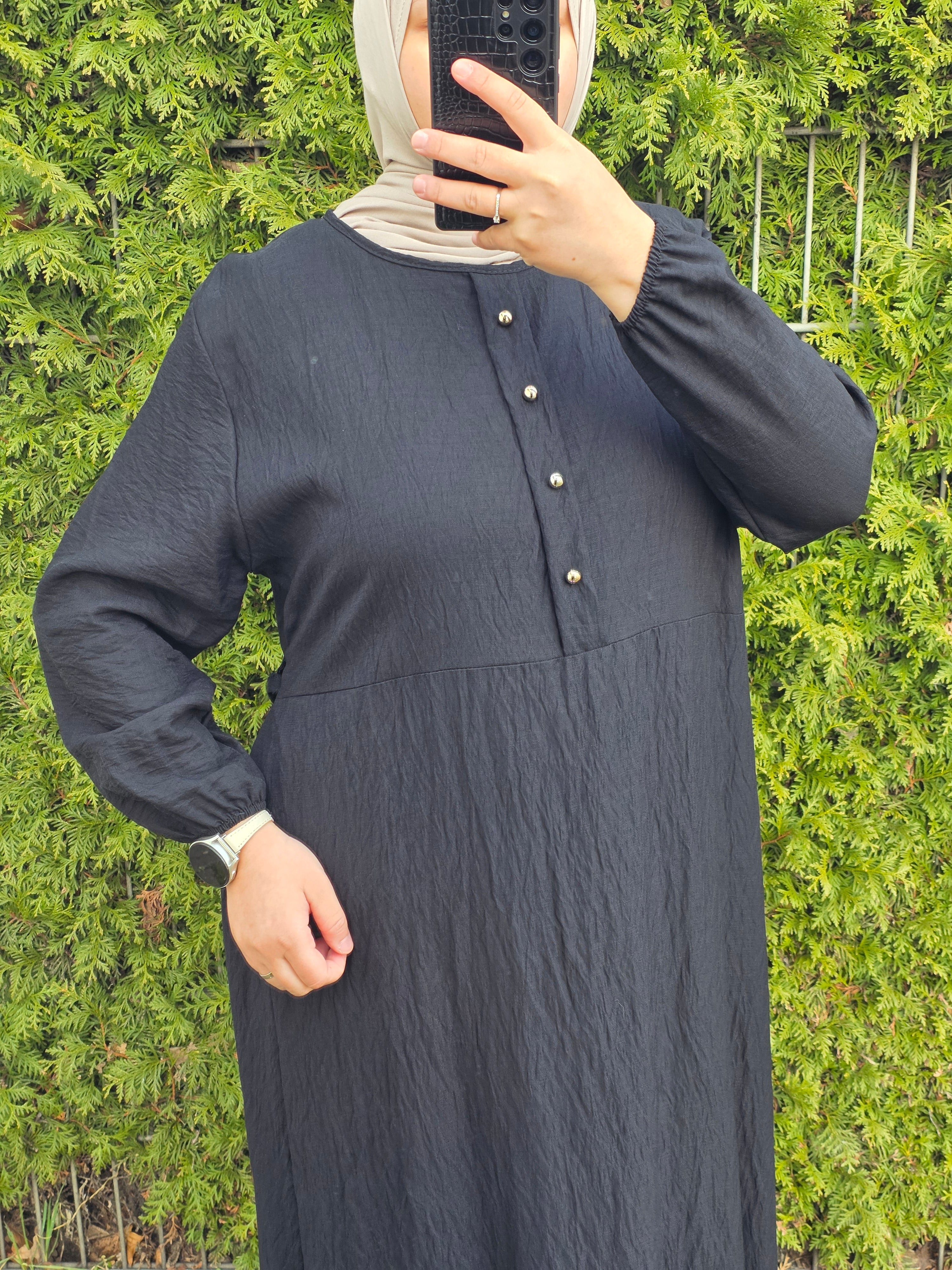 Viskose Maxikleid mit Bindeschnur