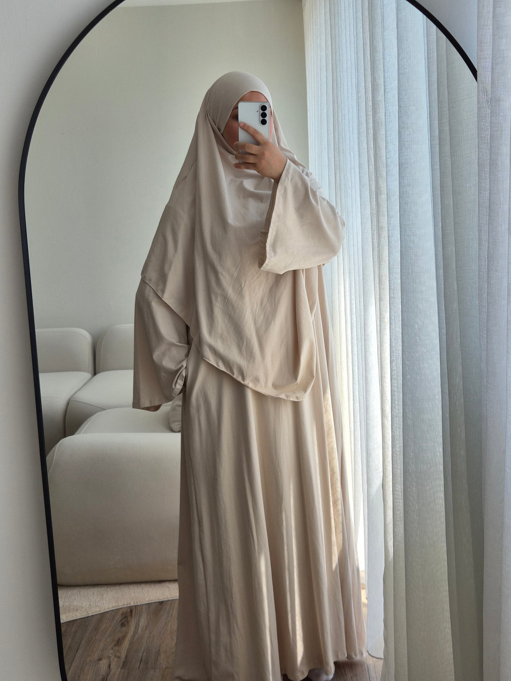 Cotton Abayaset mit Khimar