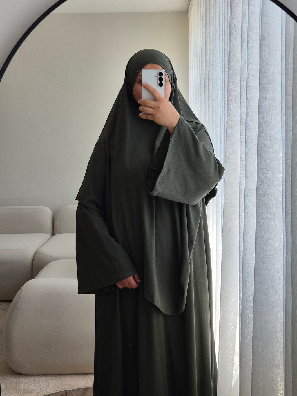 Cotton Abayaset mit Khimar