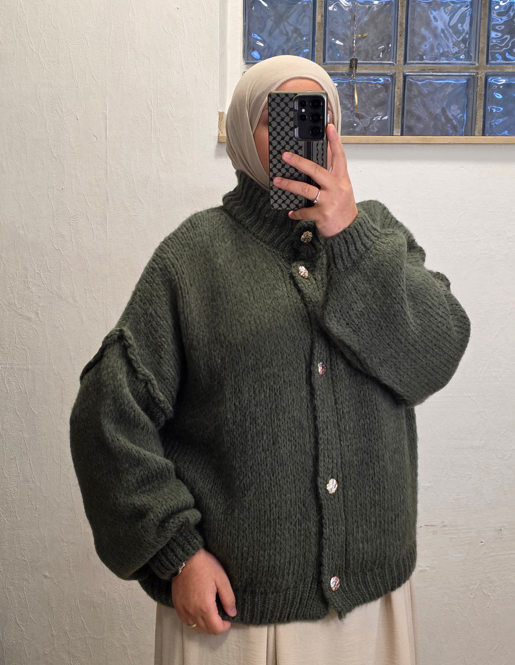 Cardigan aus Strick