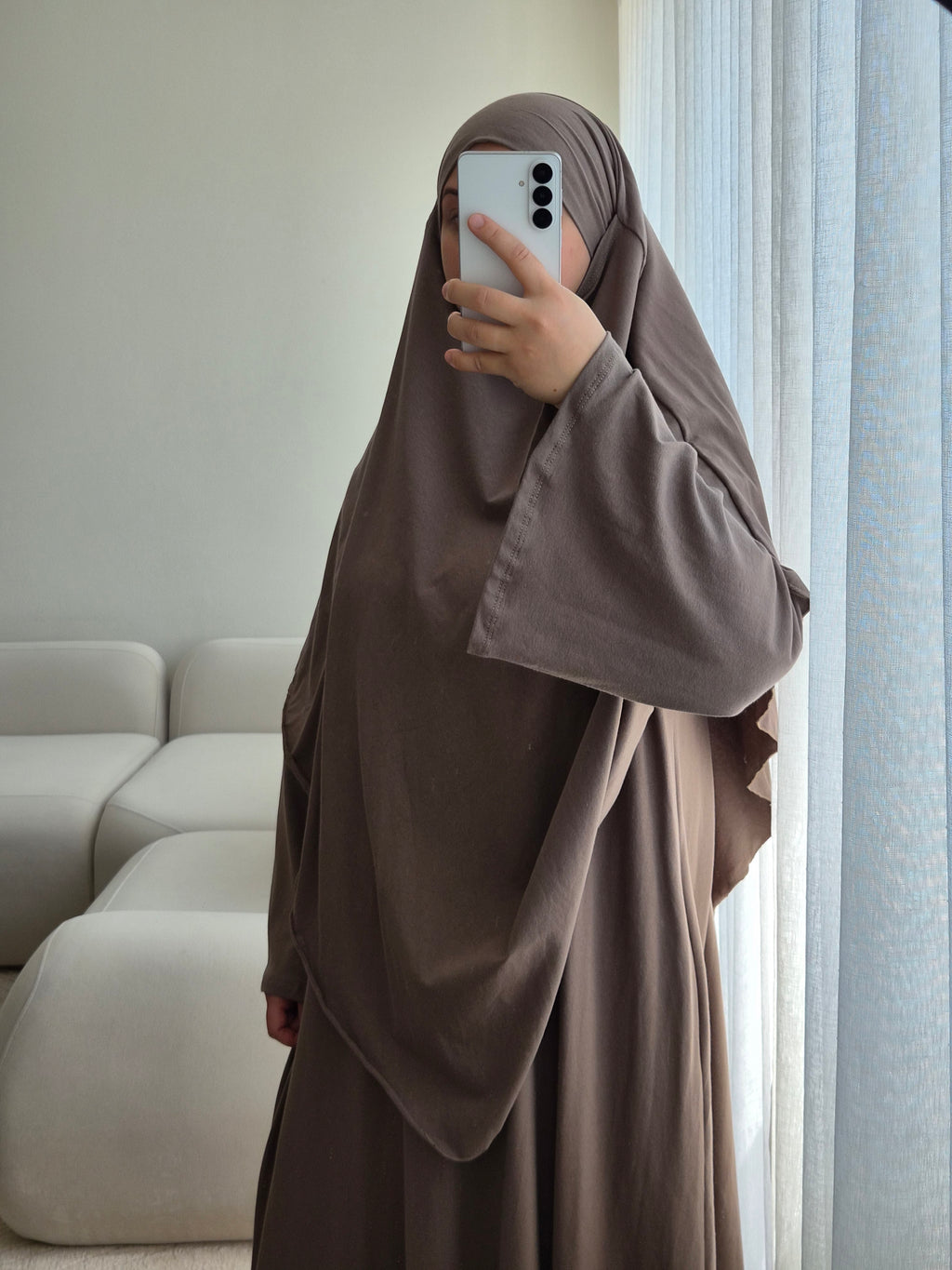Cotton Abayaset mit Khimar