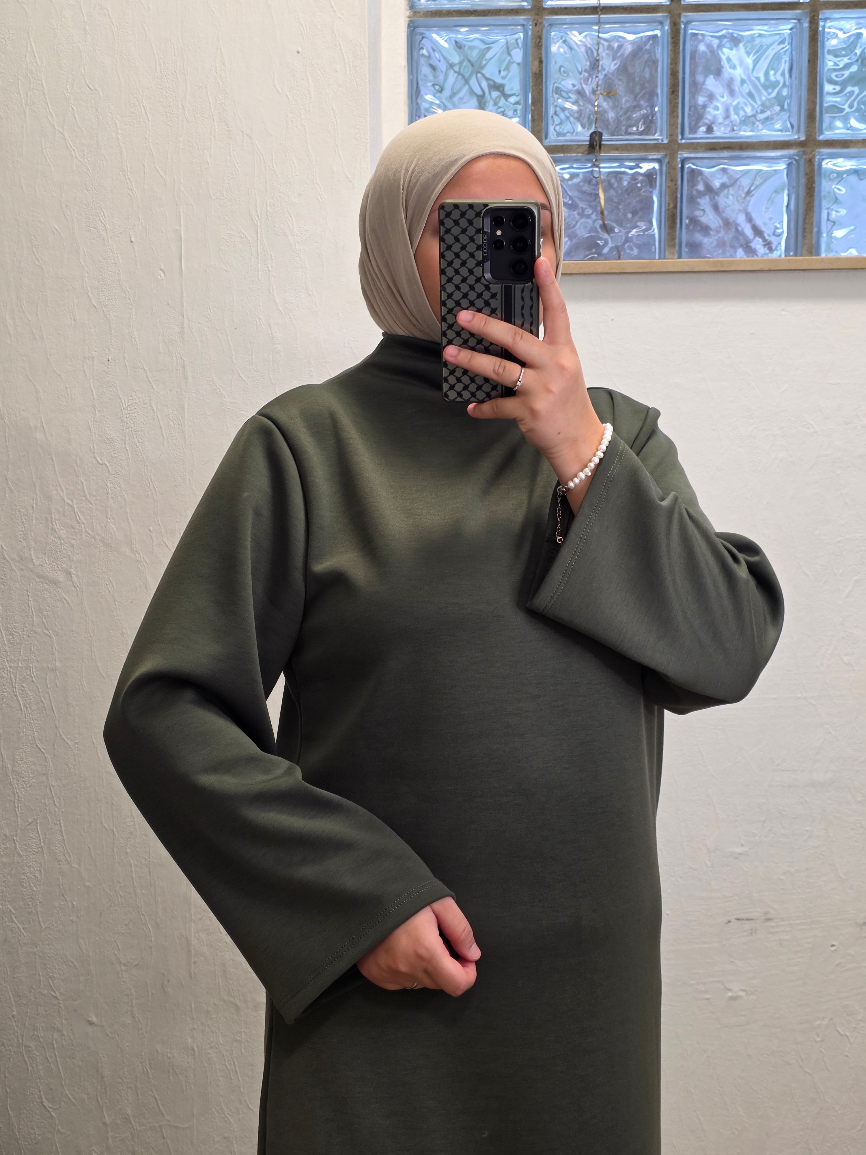 Maxikleid mit Turtleneck