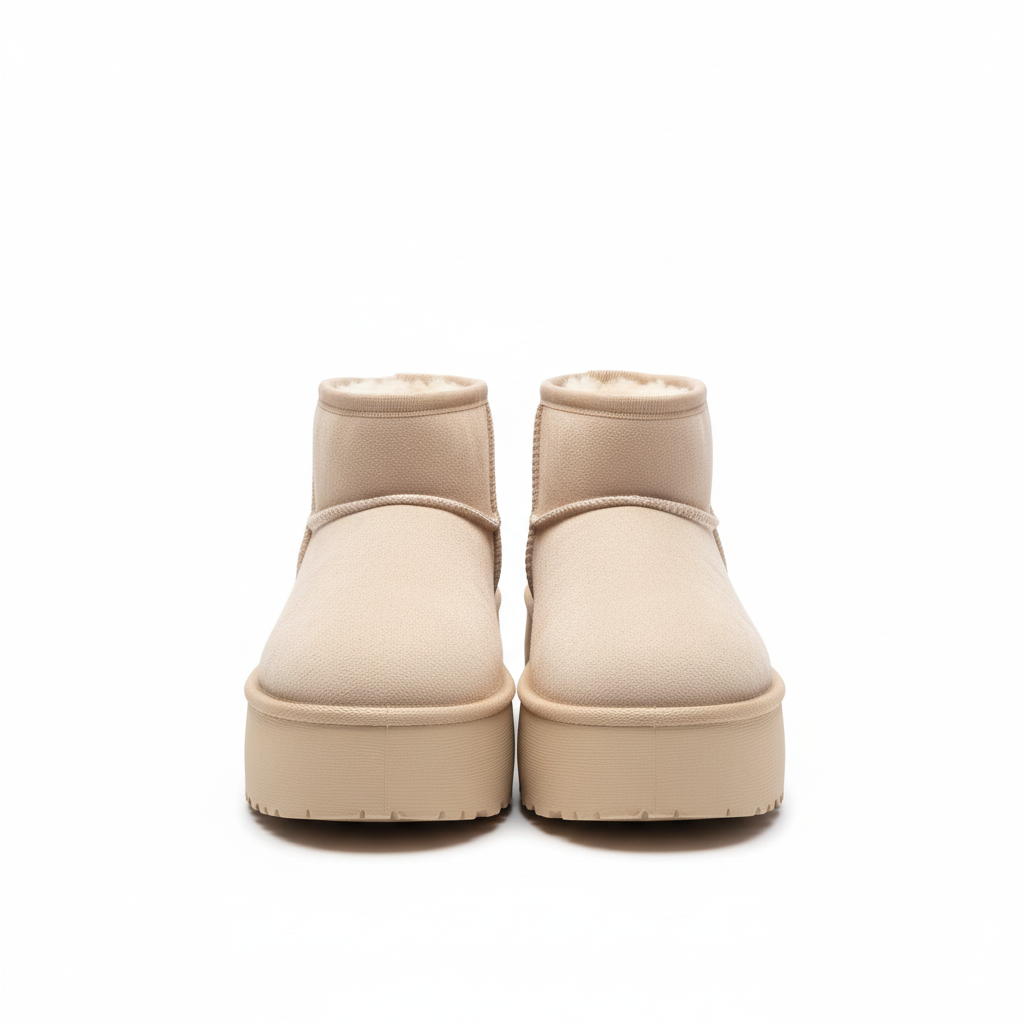 Samtstoff Boots Produktbild Frontal
