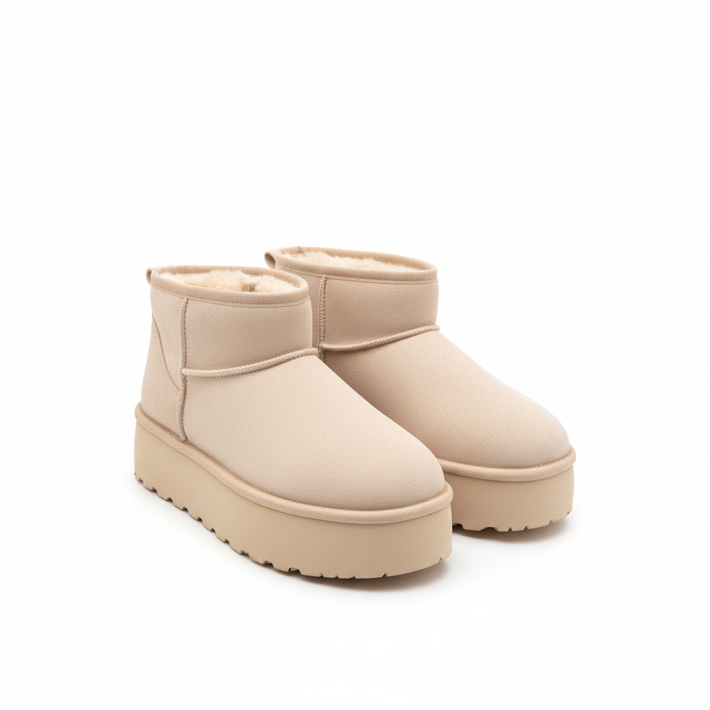 Samtstoff Boots Produktbild